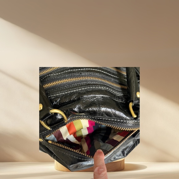 Coach Limited Edition Legacy Peyton Bleeker Patent Leather Tote F13051 – Black – - Picture 11 of 16